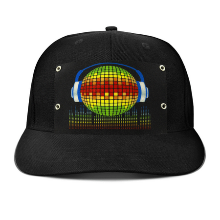 disco-led-cap